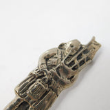 Shipton & Co. Sterling Silver Scottish Bagpiper Brooch Vintage c1950