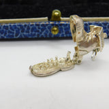 Sterling Silver The Family that Live in a Shoe Charm Pendant Vintage c1970
