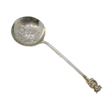 Art Deco Silver Plated Lincoln Imp Sugar Caster Spoon Antique c1930s