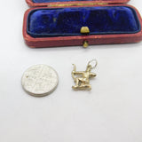 Sterling Silver Sagittarius the Archer Charm Pendant Vintage c1970