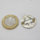 Sterling Silver Boy Scouts 'With Thanks' Brooch Pin Vintage 1975 Birmingham
