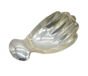 Sterling Silver Novelty Hand Form Tea Caddy Spoon Vintage 1991 Birmingham
