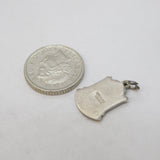 Sterling Silver Enamel Aberystwyth Charm Pendant Vintage c1970s