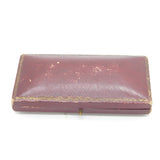 Victorian Boxed Tooled Leather Jewellery Box 'Kenning & Son' Antique c1880
