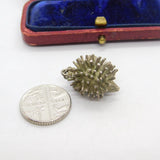 Sterling Silver Prickly Hedgehog Charm Pendant Vintage c1970