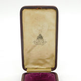Scottish Victorian Hamilton & Inches Locket Jewellery Box Antique c1890