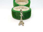 Sterling Silver Paris Eiffel Tower Charm Pendant Vintage c1970