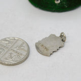 Sterling Silver Llangollen Enamel Charm Pendant Vintage c1970