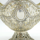 18th Century Large Hanau Sterling Silver Swing Handle Fruit Basket Antique c1790