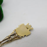 19th Century .800 Silver Gilt Ostende Sovenir Spoon Antique c1880