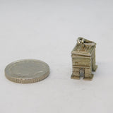 Sterling Silver Arc de Triomphe Charm Pendant Vintage c1970s