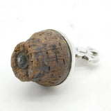 Art Deco Sterling Silver Cork Ecclesiastical Communion Wine Stopper Antique