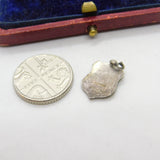 Sterling Silver and Enamel Killarney Travel Shield Charm Pendant Vintage c1970