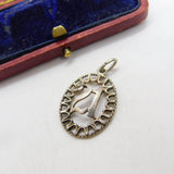 Sterling Silver 21st Birthday Charm Pendant Vintage c1970