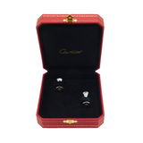Cartier Boxed Pair of Sterling Silver & Gold Gents Cufflinks Vintage c200s