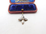 Sterling Silver Little Flower Charm Pendant Vintage c1970