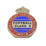 Sterling Silver Enamel Indian Army Sport Control Board Badge Antique 1919