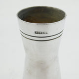 Bonzer Silver Plated Double-Ended Shot Measure Jigger Antique c1930s Art Deco