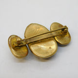 19th Century Rolled Gold Carved Hardstone Scarab Beetle Egyptian Brooch Antique