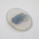 Victorian Opaline Glass Carved Shell Cameo Gentleman Plaque Antique