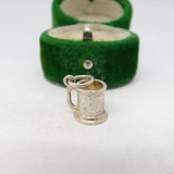 Sterling Silver Beer Tankard Charm Pendant Vintage c1970