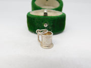Sterling Silver Beer Tankard Charm Pendant Vintage c1970