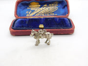 Sterling Silver Packhorse Charm Pendant Vintage c1970