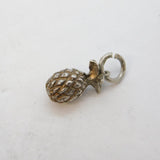Sterling Silver Pineapple Charm Pendant Vintage c1970s