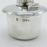 Victorian Sterling Silver Cylindrical Table Lighter Antique 1893 London