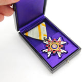 Meiji Period Japanese Order of The Sacred Treasure Military Medal Antique 1888