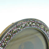 19th Century Italian Floral Micro Mosaic Picture Frame Antique c1880s