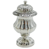 Georgian Indian Colonial Sterling Silver Salt Shaker Antique c1820 Calcutta