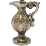 Sterling Silver Wine Jug Ewer Charm Pendant Vintage c1970