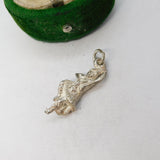 Sterling Silver Highland Dancer Charm Pendant Vintage c1970