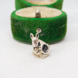 Sterling Silver Kangaroo Charm Pendant Vintage c1970