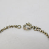 Art Deco Sterling Silver & Blue Paste Dress Bracelet Antique c1930s