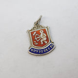 Sterling Silver Enamel Sagittarius Zodiac Charm Pendant Vintage c1970