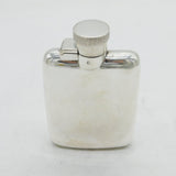 Art Deco Sterling Silver 2oz Hipflask Antique 1932 London