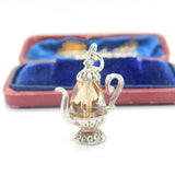 Sterling Silver & Citrine Paste Water Jug Charm Vintage c1970