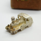 Sterling Silver Steam Engine Charm Pendant Vintage c1970