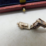 Sterling Silver Openable Village Holy Church Charm Pendant Vintage c1970