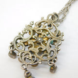 19th Century Austro-Hungarian Sterling Silver, Enamel, Turquoise Necklace c1880s