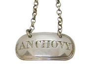 George III Sterling Silver Anchovy Sauce Ticket Antique 1789 London