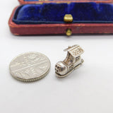 Sterling Silver Family that Live in a Shoe Charm Pendant Vintage c1970