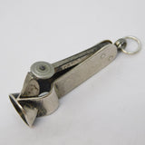 Victorian Sterling Silver Cigar Cutter Fob Antique 1893 London