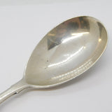Victorian Sterling Silver Fiddle Pattern Tea Caddy Spoon Antique 1840 London