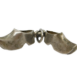Sterling Silver Dutch Clogs Charm Pendant Vintage c1970