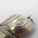Frederik Thomsen Danish Sterling Silver Ship Brooch Antique c1920 Art Deco