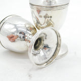 Guild of Handicrafts Pair of Sterling Silver Salt & Pepper Shakers Vintage 1975