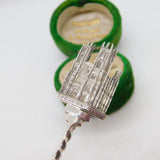 Victorian Sterling Silver Yorkminster Souvenir Teaspoon Antique 1900 Chester